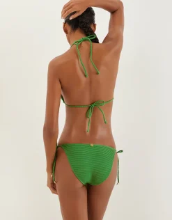 Dune Tie Side Full Bikini Pant - Green