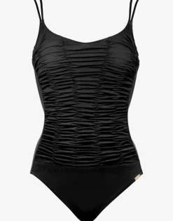 Elements Ruched Underwired Swimsuit - Black
