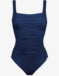 Elements Square Neck Swimsuit - Indigo