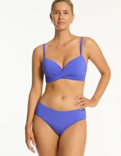 Essentials Edit Mid Bikini Pant - Iris