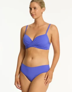 Essentials Edit Mid Bikini Pant - Iris