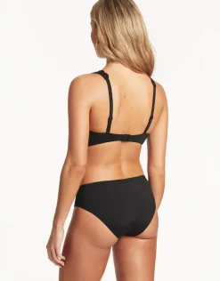 Essentials Mid Bikini Pant - Black