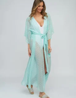 Estepona Maxi Kaftan - Turquoise