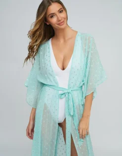 Estepona Maxi Kaftan - Turquoise