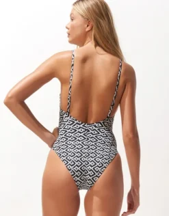 Ethno Craft Swimsuit - Black Canvas
