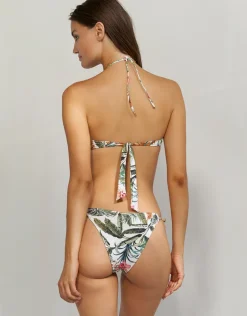 Exotic Dive Bandeau Bikini Top - Retro Tropics