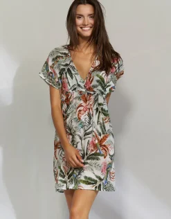 Exotic Dive Kaftan Dress - Retro Tropics