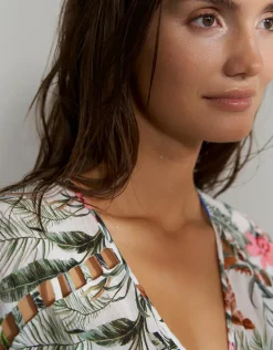 Exotic Dive Kaftan Dress - Retro Tropics