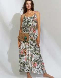 Exotic Dive Maxi Dress - Retro Tropics