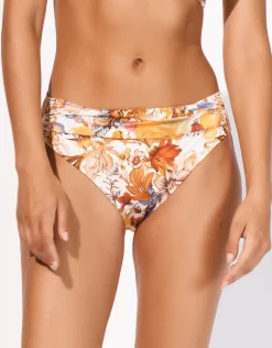 Exuberance Banded Bikini Pant - Solar