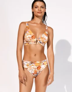 Exuberance Banded Bikini Top - Solar