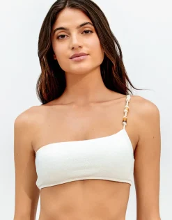 Firenze Ana Flora Bikini Top - Off White
