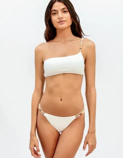 Firenze Ana Flora Bikini Top - Off White
