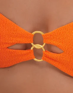 Firenze Jolie Bandeau Bikini Top - Marigold