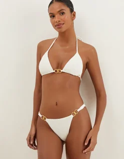 Firenze Jolie Detail Brazilian Bikini Pant - White