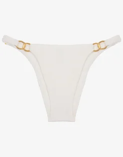 Firenze Jolie Detail Brazilian Bikini Pant - White