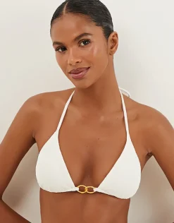 Firenze Jolie Tri Bikini Top - White