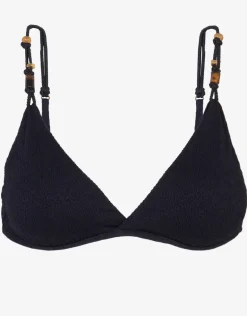 Firenze Kira Flora Bikini Top - Black