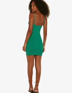 Forest Firenze Erin Short Dress- Green