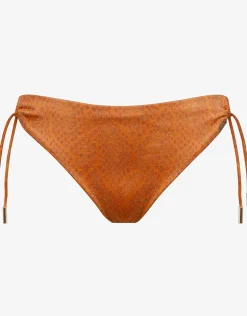 Glance Bikini Pant - Metallic Apricot
