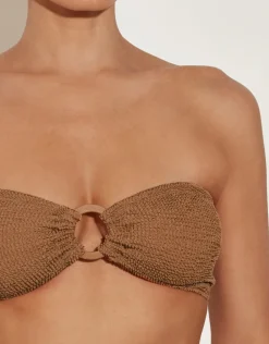 Gloria Bikini Set - Metallic Cocoa