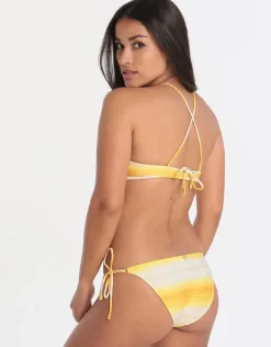 Golden Long Tie Pant - Yellow