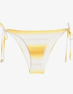 Golden Long Tie Pant - Yellow