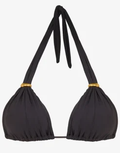 Graffiti Bia Tube Bikini Top - Grey