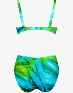Green Waters Underwired Bikini Set - Aqua Flow