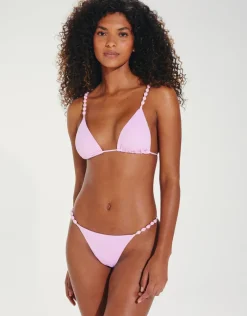 Grenadine Beads Cheeky Bikini Pant - Lilac