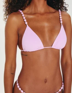 Grenadine Beads Cheeky Bikini Pant - Lilac