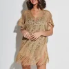Guayana Metallic Tunic - Gold