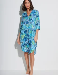 Haiti Beach Tunic - Turquoise