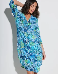 Haiti Beach Tunic - Turquoise