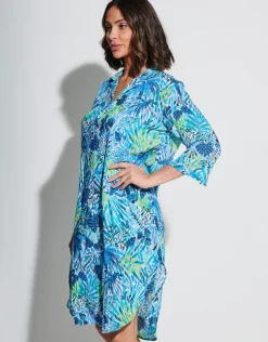Haiti Beach Tunic - Turquoise