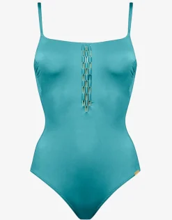 Harmonia Tank Swimsuit - Sky