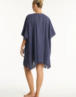 Heatwave Kaftan - Indigo