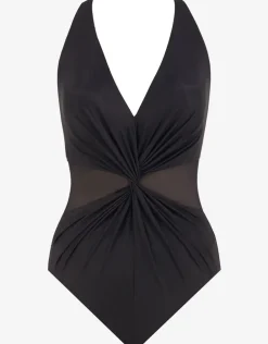 Illusionist Wrapture Swimsuit - Black