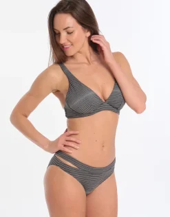 Illusions Banded Cut Out Pant - Mink