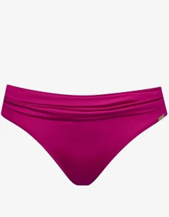 Impact Ruched Bikini Pant - Berry Glaze