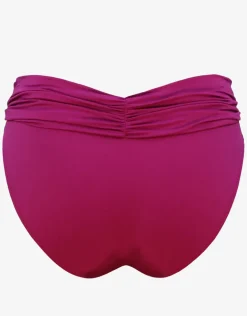 Impact Ruched Bikini Pant - Berry Glaze
