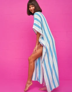 Indian Thobe Kaftan - Blue