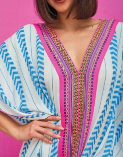 Indian Thobe Kaftan - Blue