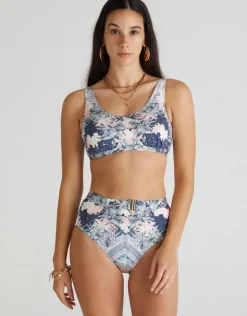 Indianic Marilyn High Waist Bikini Pant - Floral
