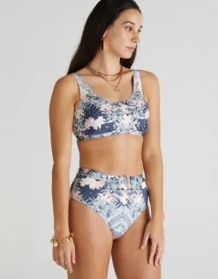 Indianic Marilyn High Waist Bikini Pant - Floral