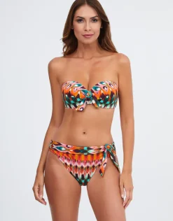 Ipanema Fold Bikini Pant - Pink Multi