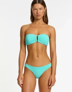 Isla Rib U Trim Bandeau Bikini Top - Dolce