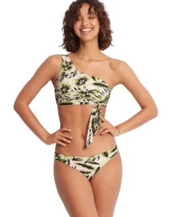 Island In The Sun Hipster Bikini Pant - Avocado