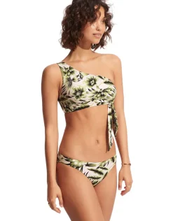 Island In The Sun Hipster Bikini Pant - Avocado