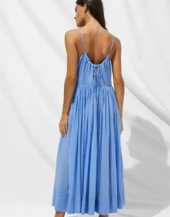 Island Nostalgia Maxi Dress - Cornflower